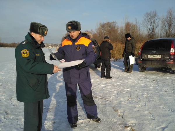 Профилактический рейд по местам скопления рыбаков на тонком льду, организованный сотрудниками ГИМС Зеленодольского района
